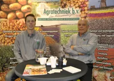 Jan Appelman (rechts) en Sander Klaver van Agratechniek