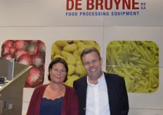 Euralpack verpakkingen deelde de stand met De Bruyne NV. Koen de Bruyne en Annelies Verbeeck.