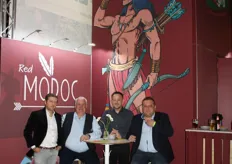 David Bamps, Geert Schoofs, Curd Vanmarcke en Geoffrey Bamps van Vergro, zij hebben op de beurs hun nieuwe peer geintroduceerd "Modoc"