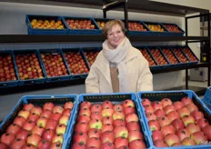 Diane Tournel van Langenaker met Vivista appelen en Conference peren. 