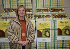 Katleen Van Steen importeert Franse kiwi's uit Bayonne onder het merk Clean Kiwi. Speciale teelt- en bewaarmethoden zorgen voor grote en gewasbeschermingsvrije kiwi's met een lange houdbaarheid