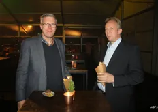 Herman Duifhuizen en zijn collega Arjan Mast