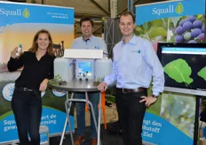 Marijn Smaal, Maarten Klein en Rick Sijs van Squall. Na een tijdje teruggetrokken te zijn in de fruitsector zijn ze er weer. Squall ontwikkelt een hulpstof voor de hechter en anti-drift voor gewasbeschermingsmiddelen, wat leidt tot een verbetering van de effectiviteit en het verminderen van de drift.