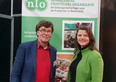 NFO Organisatoren van de beurs: Herman Bus en Karin Rommens.