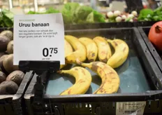 Uruu bananen zijn zoet en smaakvol
