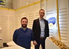 Javier Fernandez en Jurgen Duthoo van Bart’s Potato Company. Het is rustig in de aardappelexportmarkt. In maart start het importseizoen van Israëlisch en Egyptisch product.