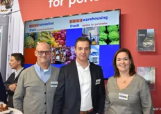 Steve Kraft, Wouter De Koning en Debbie Driesens van Fresh Connection. Het is een goede beurs om je contacten en bestaande klanten te ontmoeten.