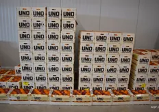 UNO - het merk voor Spaanse producten- netjes uitgestald