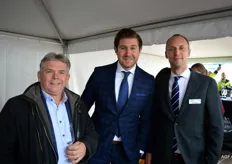 Hans Kanters van Van den Bosch, Max Bonnet van Shuttlewise en Frederik Smoes van Euro Pool System.