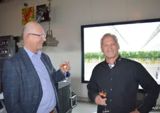 Eric Donkers van Schouw in gesprek met Gertjan Zonneveld-Piek van Rungis.