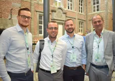 Hannes Andergassen, Hannes Werth, Alexander Pfeifer (VOG Products) en Alois Karl Alber (Juval Obstgen)