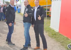 Johny de Bat, Patrick Gijsel en Marco Maljaars van Symach BV.