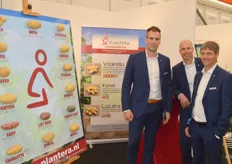 Michel Veltman, Jos Beetsma en Jerven van Soesbergen van Plantera. Het bedrijf is leverancier van pootgoed. Voor ieder segment wordt een nieuw ras ontwikkeld. De segmenten zijn: gepoft, bio, friet, tafel, specials en zetmeel aardappelen.