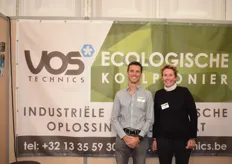 Kristof Anckelinx en Ilke Buyse van Vos Technics. ‘De juiste bewaring met Vos Technics’ is hun motto.