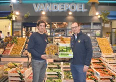 De kersverse eigenaren van Fruit Vandepoel: Paul Ponnet en Guy Claessens