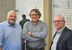 Marcel van Bruggen (ABC Logistics), Elco van Duijn (Van Duijn transport) en Frans de Graaf (RTR)