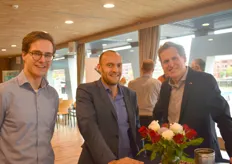 Reinoud van Eerden en Stefan Hanszen van Bakker Barendrecht samen met Jochem Wolthuis (Duitsland Desk)