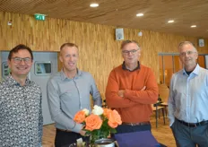 Herbert Visser (Gemeente Rotterdam), Bernard Meiresonne (Kloosterboer), Jeroen de Vries (Op en top Rotterdam) en Rudi Klijn (Globizz)