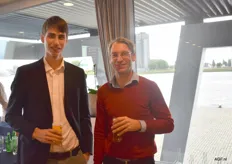 Matias Apparcel (TU Delft) en Gerard Vos (BCI)