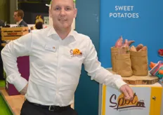Niek Bakelaar van Spot. Spot is importeur van zoete aardappelen.