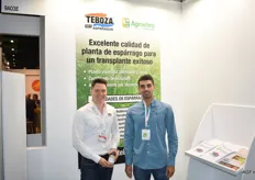 Sinds enkele jaren is Teboza actief in de aspergeteelt in Andalusië. Op de beurs waren dit keer Bjard Schoots en Carlos Urzait present