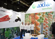 Het team van de Spaanse vestiging van Axia met Michel de Winter, Francisco Bermudez, Miguel Angel Barrios en Elias Munoz