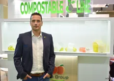 Romke van Velden van Sorma Group presenteert voor de nieuwe composteerbare lijn