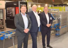 Nick Jansen, Peter Roorda en Olav Sinke van Ultrapak. Ultrapak is actief in verschillende sectoren, en heeft onder andere voor de AGF-sector 100% recyclebare oplossingen.