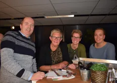Gert Jan, Wilma, Marian en Rianne van Wiemerink DEG uit Goor