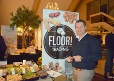 Florus Zwartbol van Floor! Trading met hartige en vernieuwende snacks. “AGF-specialisten zijn echt blij dat er innovatie is in hartige producten zoals zeewier- en groentenchips. Deze passen goed bij het assortiment en zorgen voor extra verkoop.”