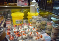 Toetjes op basis van opklopbare yoghurt van Grensland Zuivel lopen goed bij de AGF-speciaalzaak