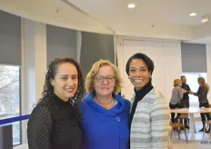 De dames achter het project voor een verkorte transittijd tussen Mexico en Nederland: Ana Cecilia Haro, Lia Bijnsdorp en Opal Morales