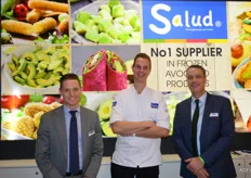 Willem den Boer, Erwin Heeffer en Joris van Heumen van Salud Food Group.