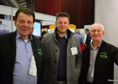 Andre Vanhaeren, Ive Vanhaeren en Edgard Polleunis van BioVibe.