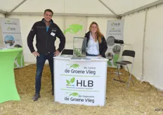 Luuk Heling en Anne Kippers van HLB/De Groene Vlieg
