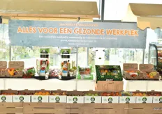 Van Gelder zette het snackfruit en snackgroenten in het zonnetje om als bedrijfsfruit te promoten