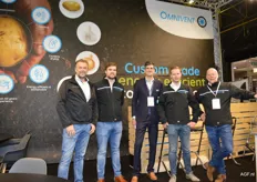 Het Omnivent team. Luuk Salomons, Tim Salomons, Dries Claes, Ruud Wansink en Cor van Maanen.