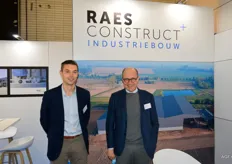 Pieter Delouw en Lode Raes van Raes Construct Industriebouw.