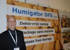 Harry Goos is promotor van de Humigator DFS. De Humigator zit momenteel ver in de testfase waarbij de resultaten zeer positief zijn in de bewaring van aardappelen. Bij Harry Goos die z’n strepen door 45 jaar bewaarspecialisme verdiend heeft moet het 100% zijn.