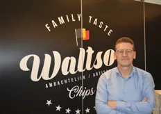 Joost Debeuckelaere presenteerde dit jaar zijn ambachtelijke Waltson Chips op de beurs. Sinds kort heeft het bedrijf ook de nieuwe smaak Sea Salt en Balsamic Vinegar in haar assortiment.