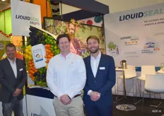 Victor Monster, Glenn Groenewegen en Ernst den Berg van Liquid Seal. The sustainable premium solution to extend the shelf life of fruits!