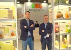 Romke van Velden en Evert-Jan Wassink van Sorma Benelux, Sorma is heel actief in de compostable verpakkingen, meer nieuws is op handen