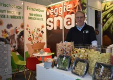 André Wielink is namens Frischebox actief in de Duitse noten- en zuidvruchtenhandel. Hij verkoopt daar nu ook het assortiment van Snaqs