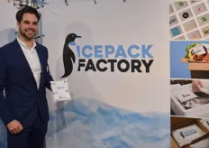 Eddie Neuteboom van Ice Pack Factory. How cool the easiest way to keep you product fresh.