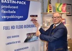 Michel van de Vyver van Bastin Pack. Flexibele bedrukte verpakkingen in full HD flexo bedrukking.
