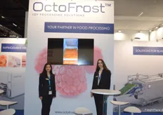 OctoFrost uit Zweden houdt zich bezig met vries- en koeloplossingen. AGF is daarbij een groeiende afzetmarkt, aldus Sana Rehman (l), hier samen met haar collega Maria Vieitez Gomez.