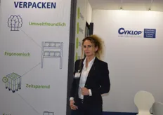 Kristina Spieß van Cyklop. Het bedrijf heeft vestigingen in Duitsland en Nederland en heeft onder meer een duurzaam verpakkingsconcept voor asperges op de markt gebracht. 