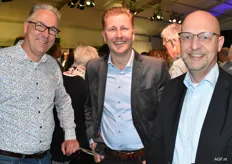 Peter Ogier en Bart van Hengsten van Rabobank, Joost Hooijmans van Koenen en Co advies. 