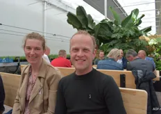 Mariët van der Helm en Gerard Molema van landwinkel Oldiek in Groningen