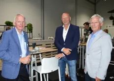 George Franke van NTR, Mart Valstar van Best Fresh Group en Leo Welschen, voormalig bestuurder GroentenFruit Huis